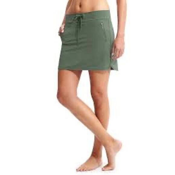 ATHLETA Stretch-in Skort in Jasper Green Women's Size Medium - Picture 1 of 9
